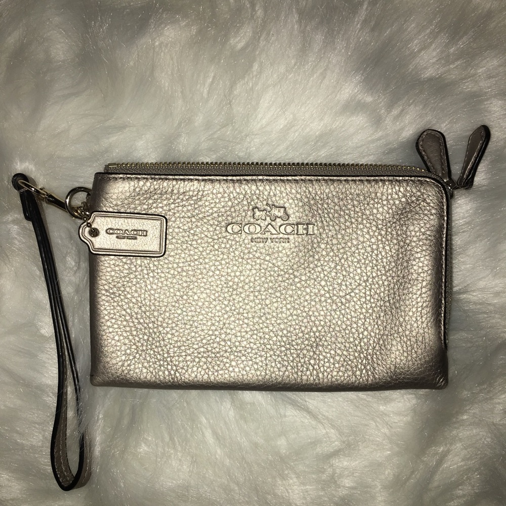 Coach Gold Wristlet